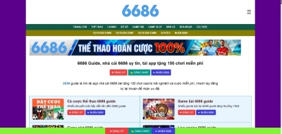 Nhà cái 6686 Bet - Nhà cái cá cược online hàng đầu Việt Nam